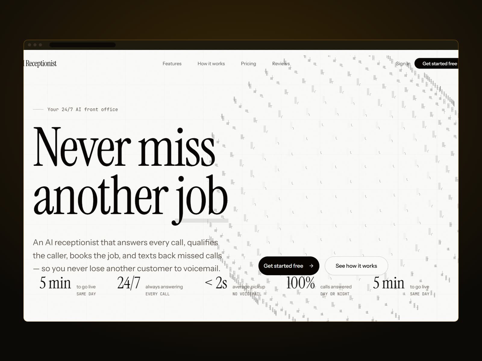 AI receptionist & automation platform
